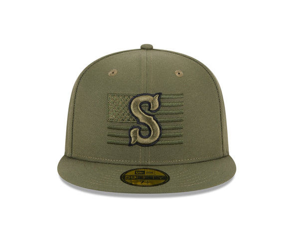 Syracuse Mets New Era 2023 Armed Forces Day Fitted Cap
