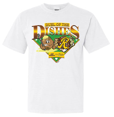 Syracuse Mets Salt Potatoes Duel of the Dishes T-shirt