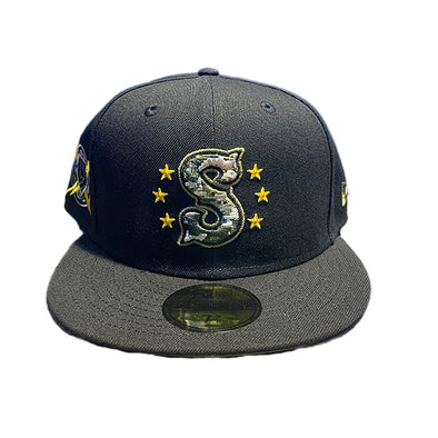Syracuse Mets New Era 2024 Armed Forces Day Fitted Cap