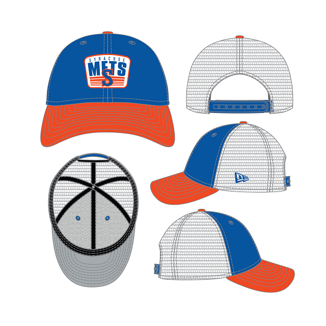 47 Men's New York Mets Royal Adjustable Trucker Hat