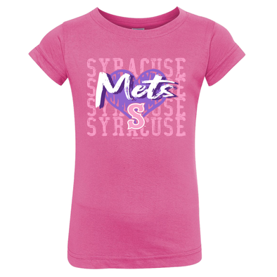 Syracuse Mets BR Pink Raspberry Toddler Tee