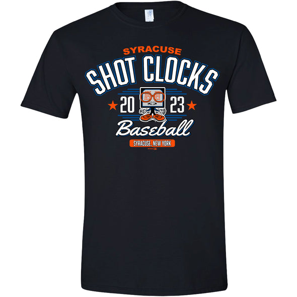 Syracuse Mets Shot Clocks Black Men's T-shirt