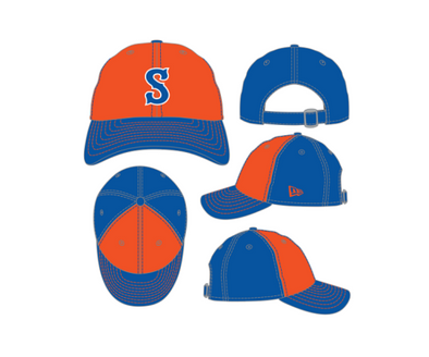 Syracuse Mets New Era Royal/Orange CC Youth Adj. Cap