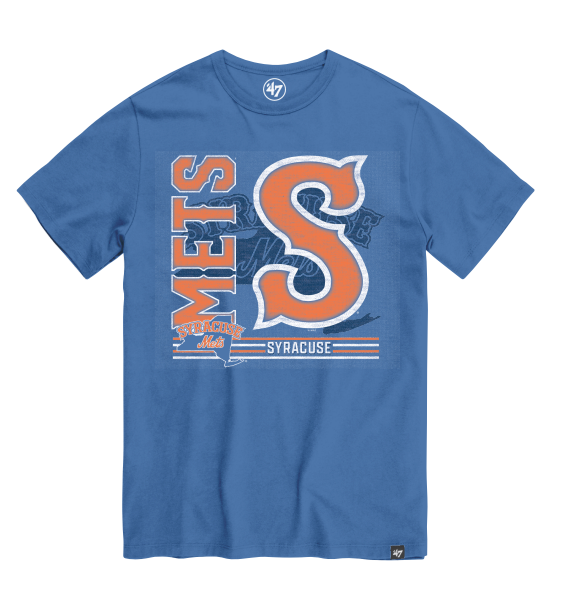 Syracuse Mets '47 Royal Strike Back Franklin Tee