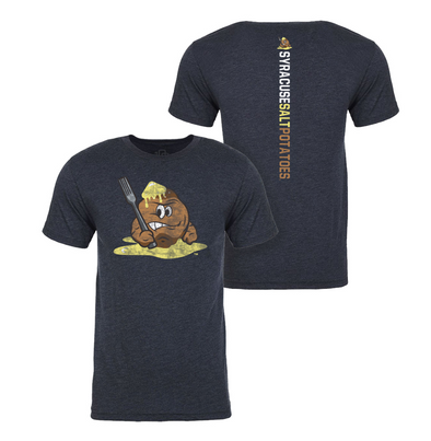 Syracuse Mets 108 Stitches Salt Potatoes Razorback Tee