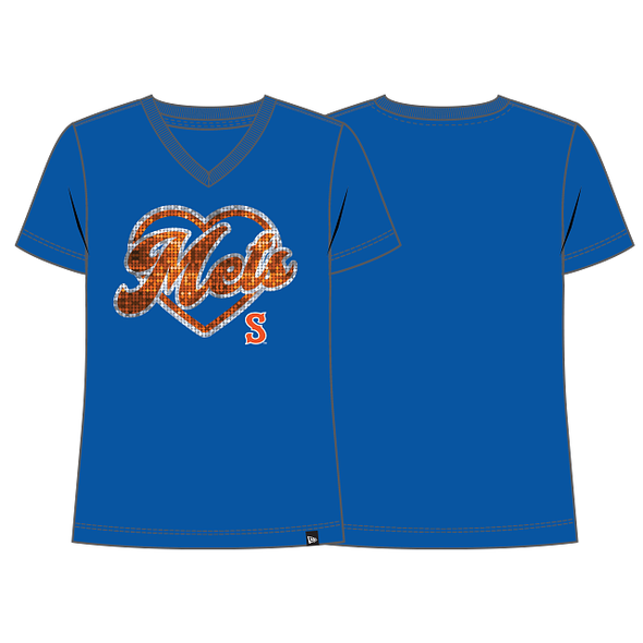 Syracuse Mets New Era Girls Heart Tee