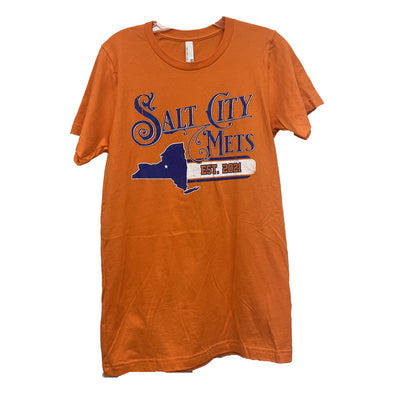 Syracuse Mets Salt City Mets Orange T-shirt