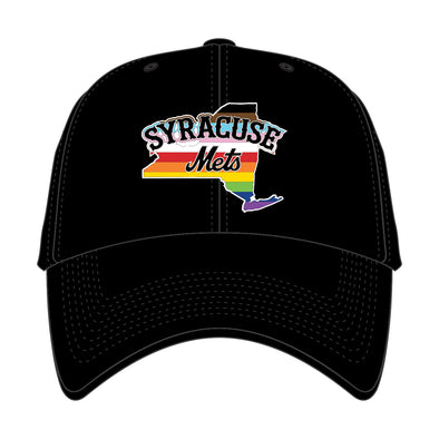 Syracuse Mets 47 Black Pride Adjustable Cap