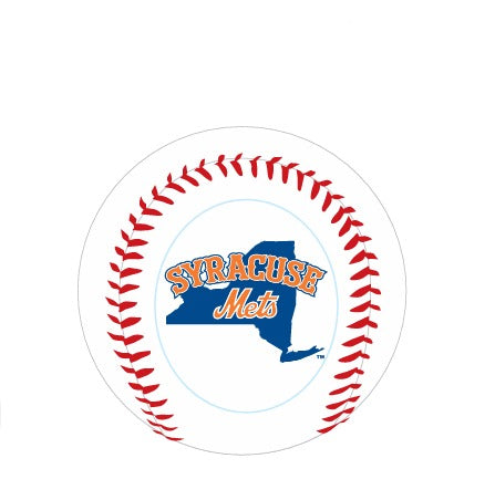 Syracuse Mets Rawlings Logo Ball