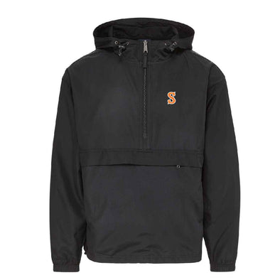 Syracuse Mets MV Black Packable Windbreaker