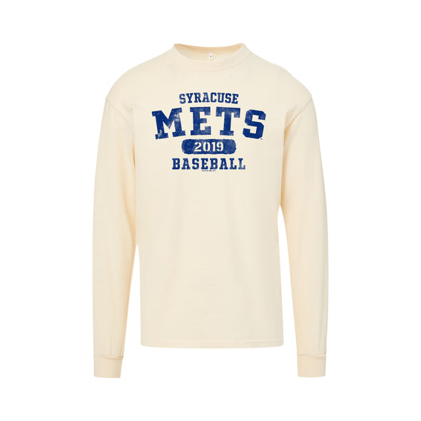 Syracuse Mets MV Vanilla Coastal Color Long sleeve T-shirt