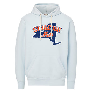 Syracuse Mets Light Blue Hooded Sweatshirt