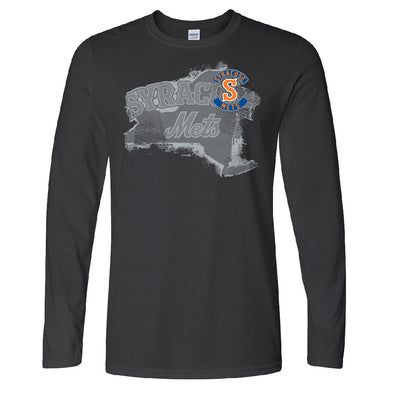 Syracuse Mets BR Black Longsleeve T-shirt