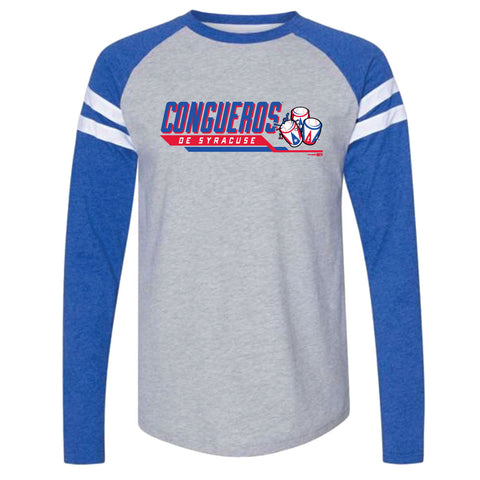 Syracuse Mets Congueros de Syracuse Royal Longsleeve T-Shirt Medium