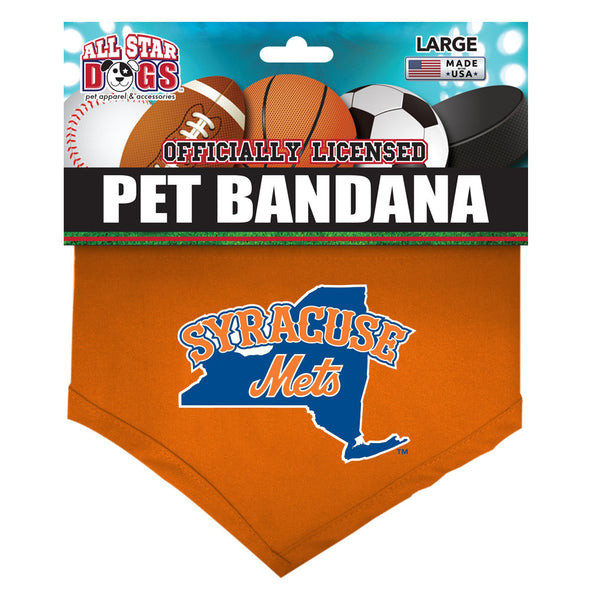 Syracuse Mets Dog Bandana