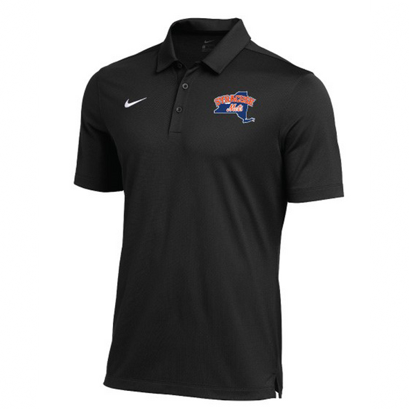 Syracuse Mets Nike Black Franchise Polo