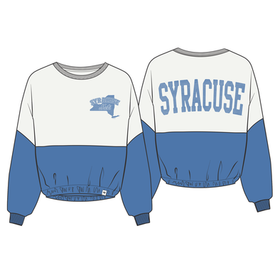 Syracuse Mets Ladies Bonita Crewneck Sweatshirt