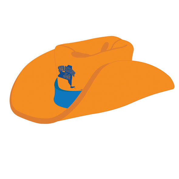 Syracuse Mets Orange Foam Cowboy Hat