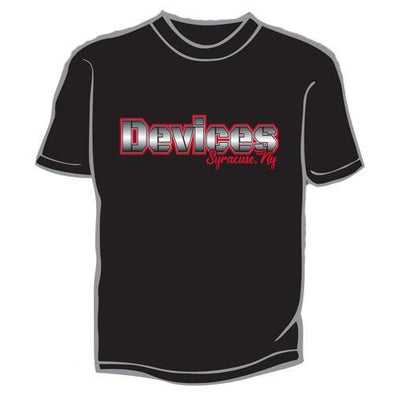 Syracuse Mets Black Devices Wordmark Men's T-shirt