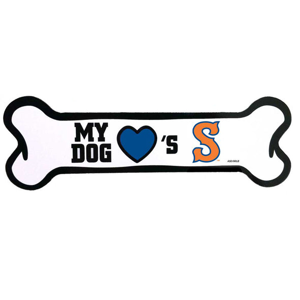 Syracuse Mets Dog Bone Magnet