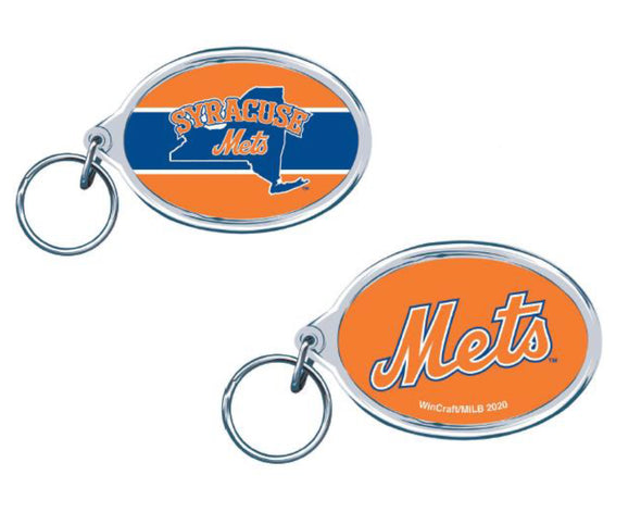 Syracuse Mets Oval Key Ring