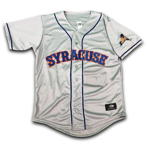 Syracuse Mets OT Black Replica Embroidered Jersey XXL / Yes 8 or Fewer Letters (+$20)