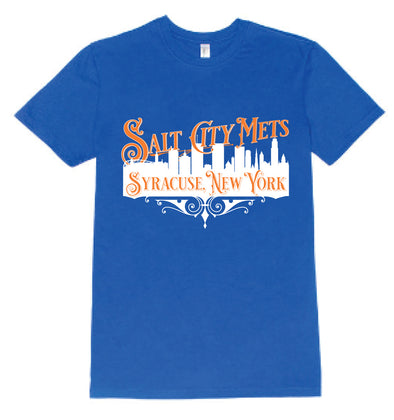 Syracuse Mets Salt City Mets Royal Men's Tee