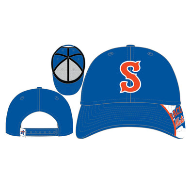 Syracuse Mets New Era 940 Side Swipe Adj. Cap