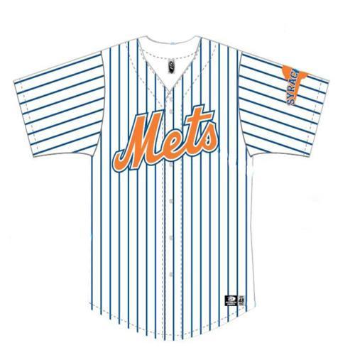Syracuse Mets OT Alternate Replica Orange Jersey 3XL / Yes 9 or More Letters (+$25)